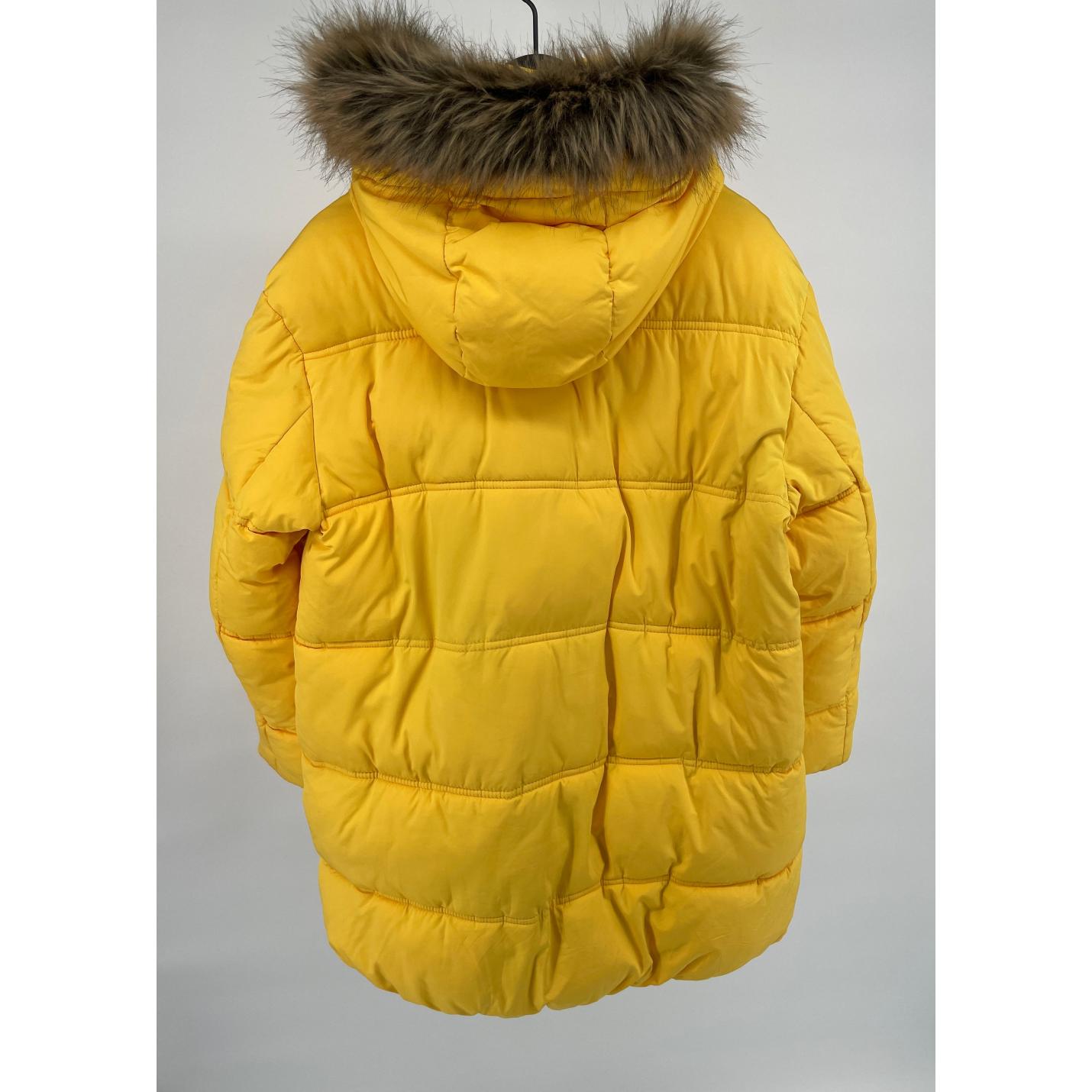 Parka Winterjas Geel Maat 140; Afbeelding: 2