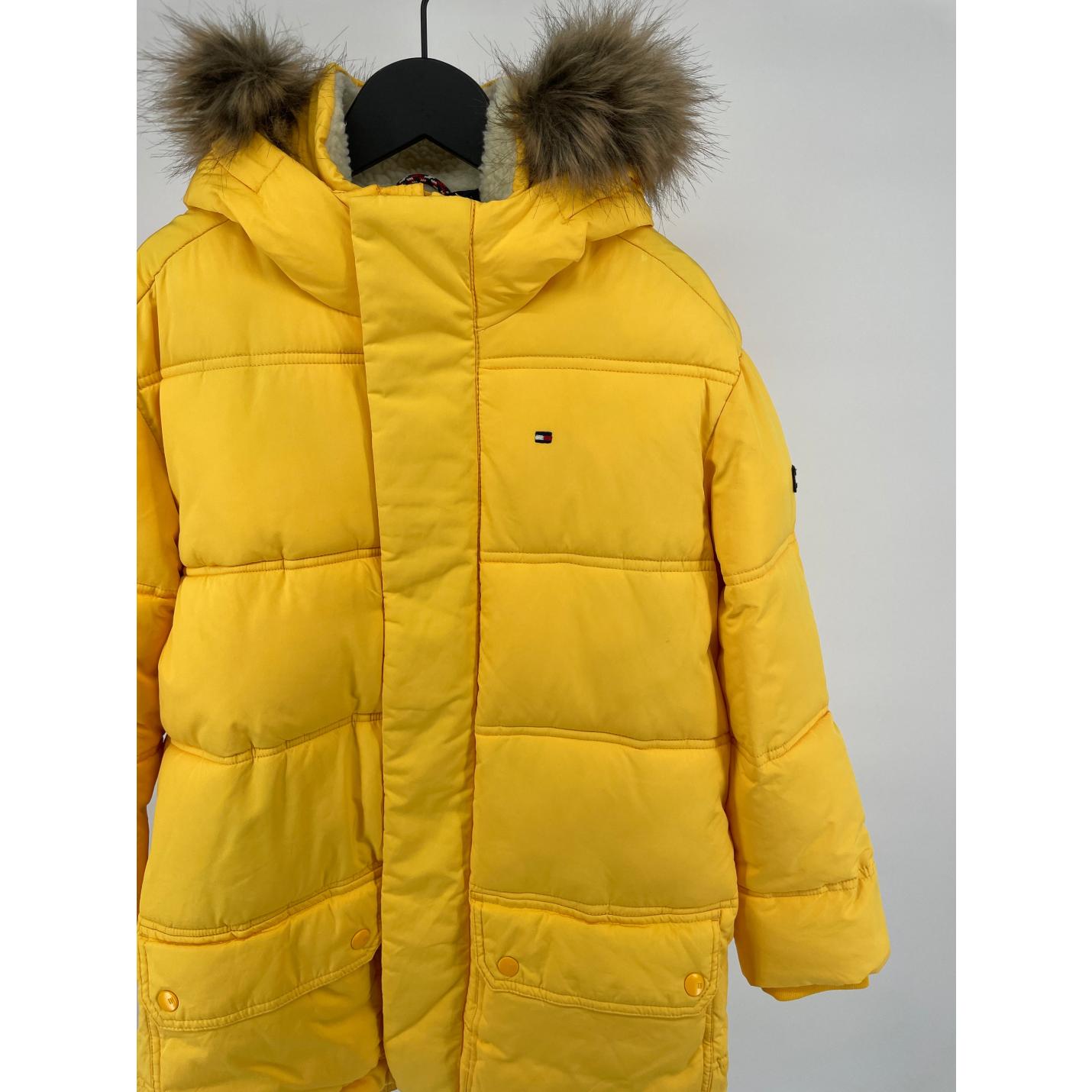 Parka Winterjas Geel Maat 140; Afbeelding: 3
