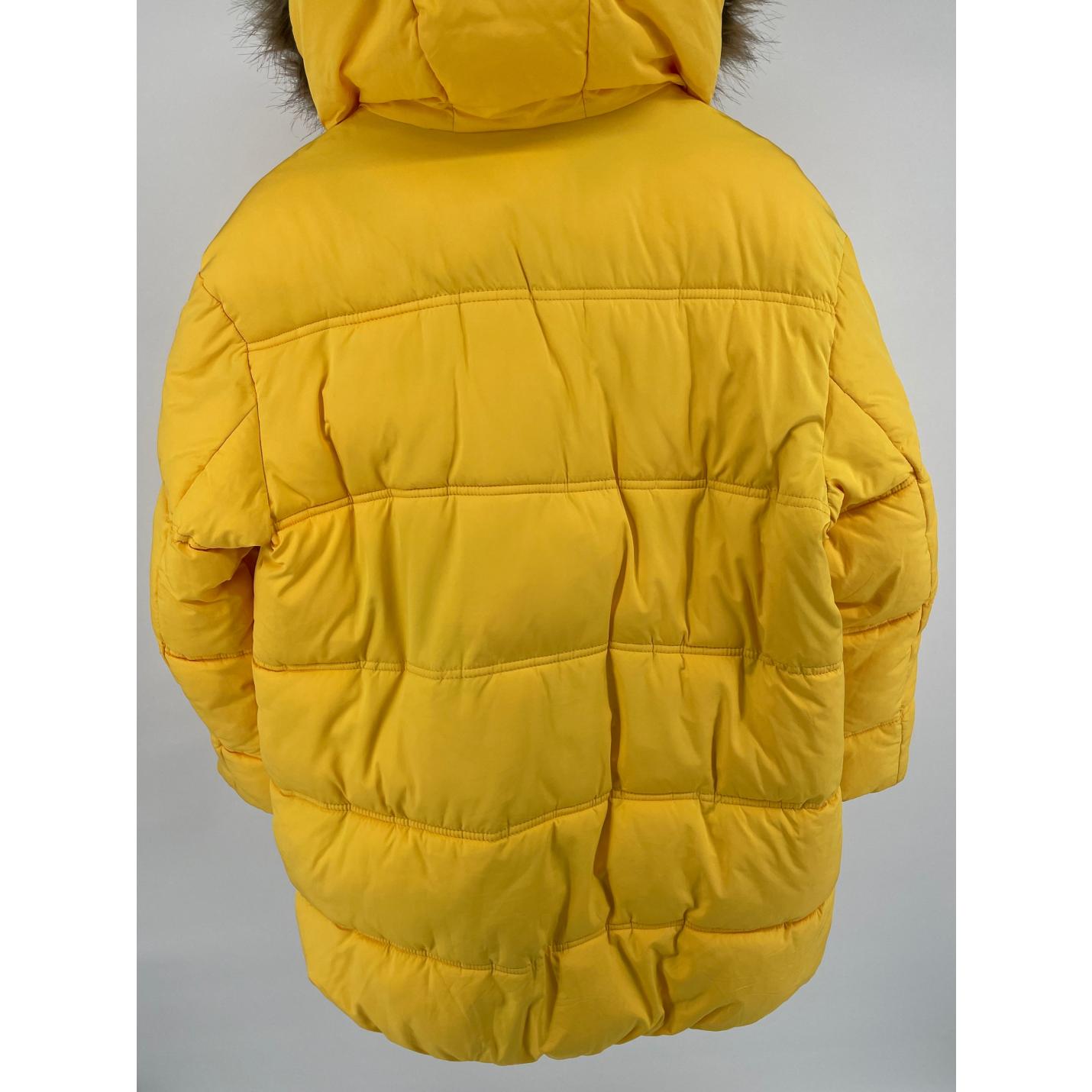 Parka Winterjas Geel Maat 140; Afbeelding: 5