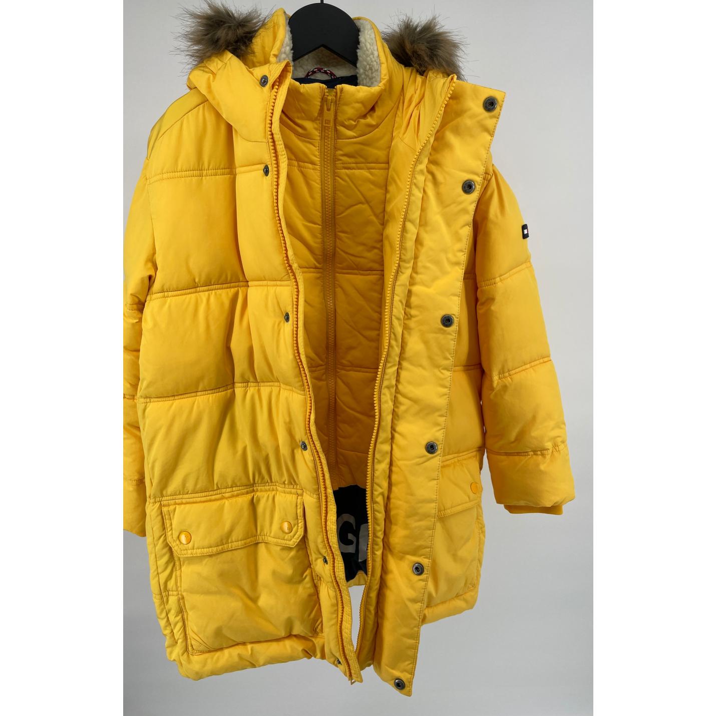 Parka Winterjas Geel Maat 140; Afbeelding: 6
