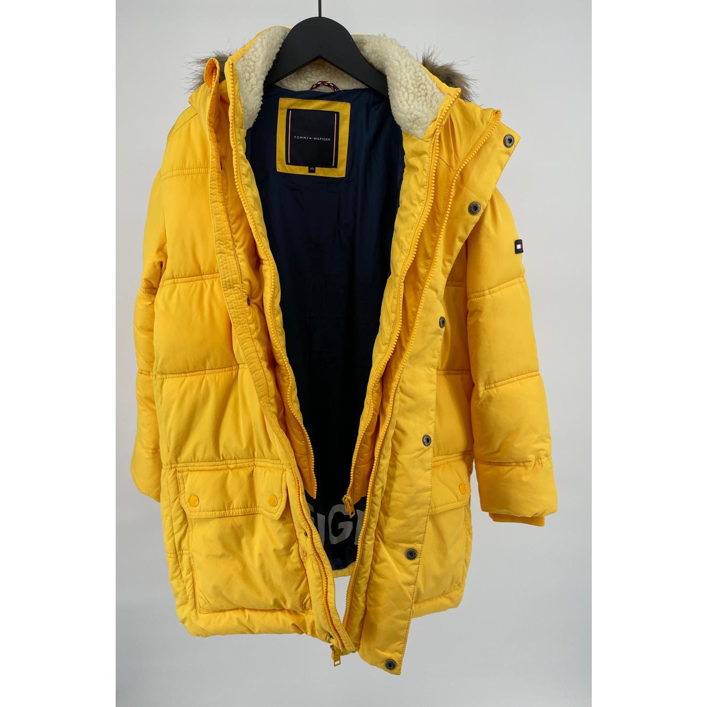 Parka Winterjas Geel Maat 140; Afbeelding: 7