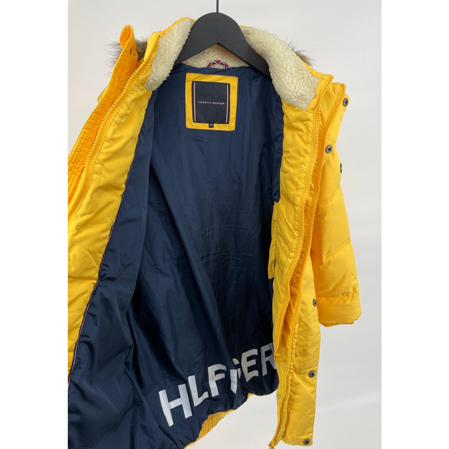 Parka Winterjas Geel Maat 140; Afbeelding: 8