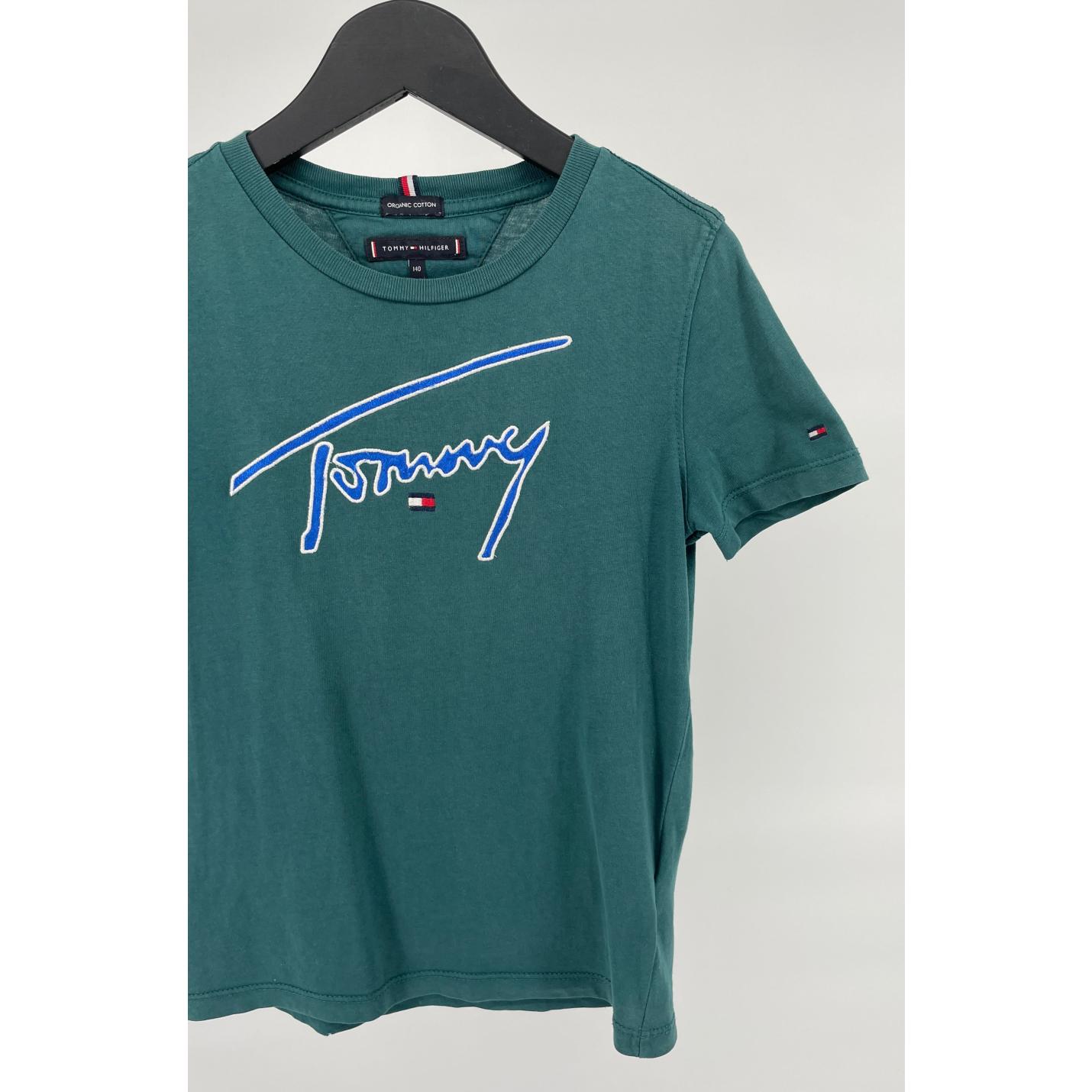 T-shirt Donkergroen Maat 140; Afbeelding: 3