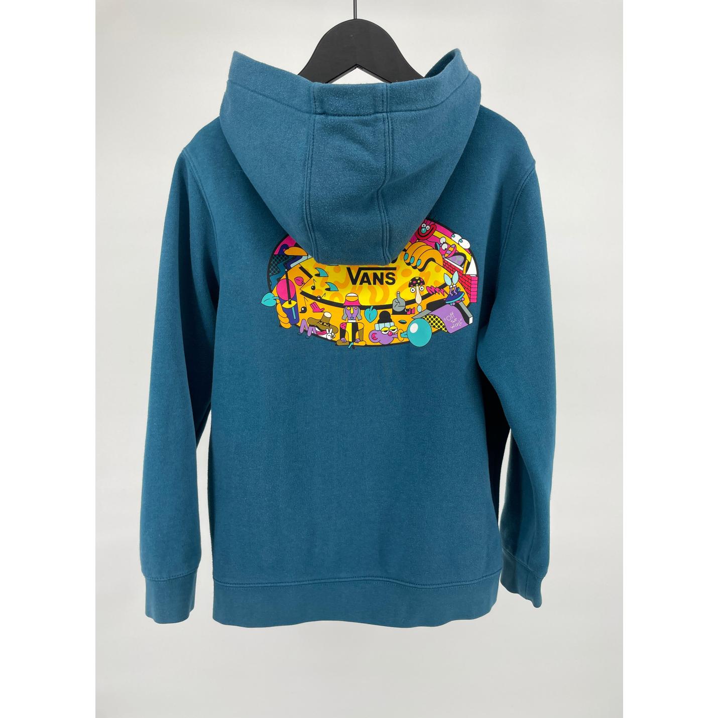 Vest Capuchon Blauw met Print Maat 140 / 146; Afbeelding: 2