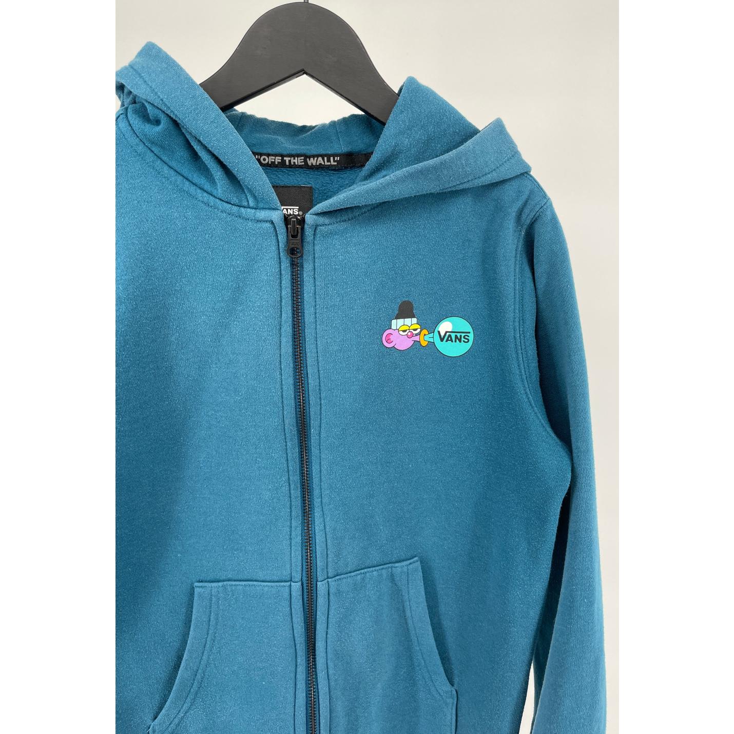 Vest Capuchon Blauw met Print Maat 140 / 146; Afbeelding: 3