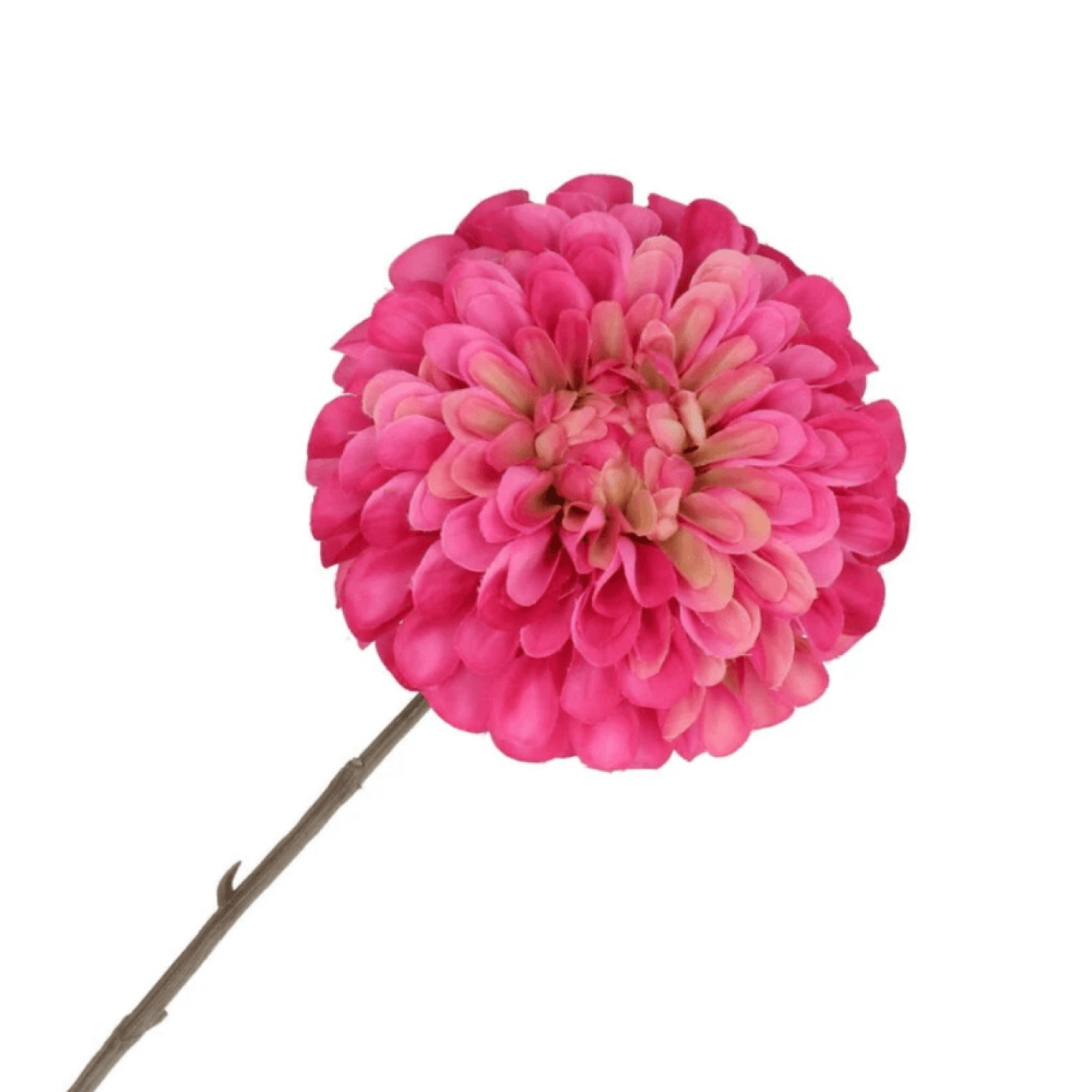 Kunstbloem Dahlia bol - roze; Afbeelding: 2