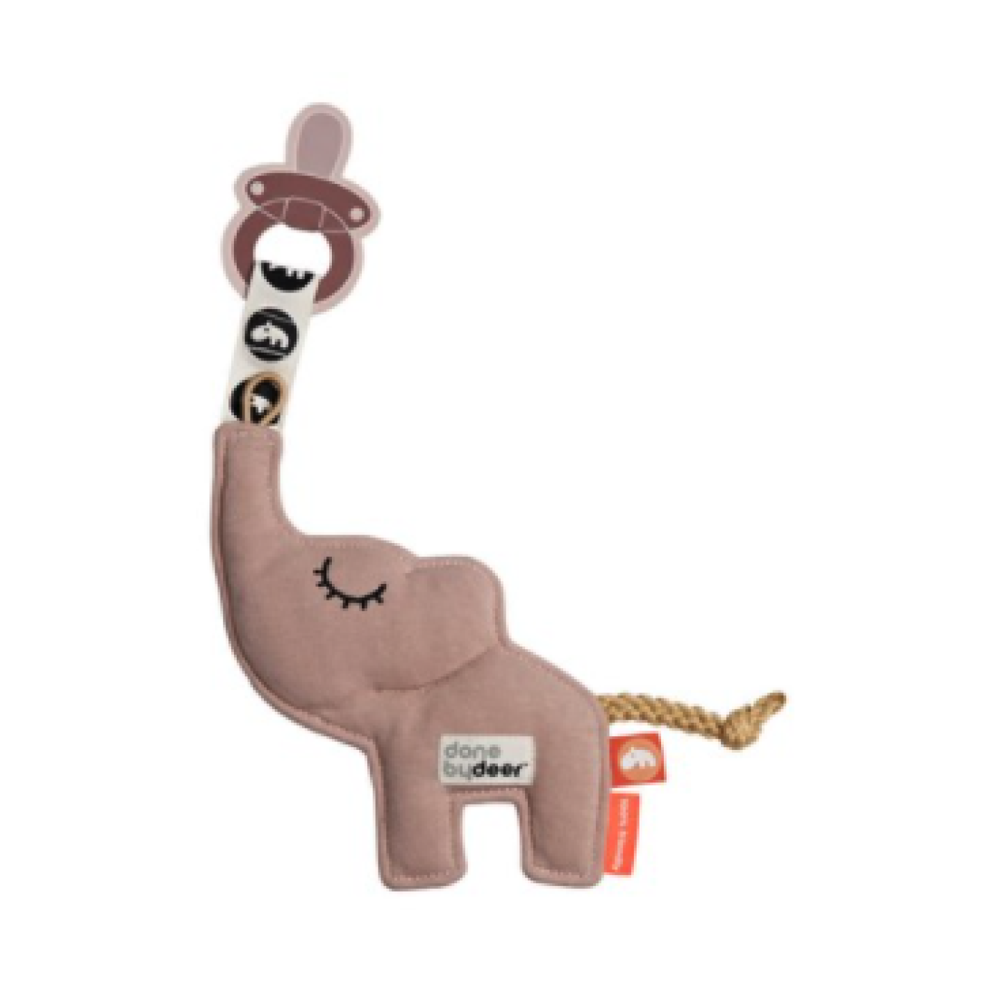 roze olifant speenkoord van done by deer cozy keeper elphee