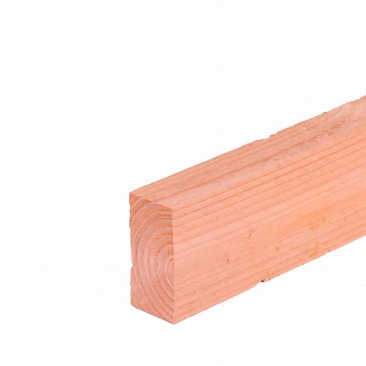 Douglas balk 50x100 mm 5 meter bezaagd