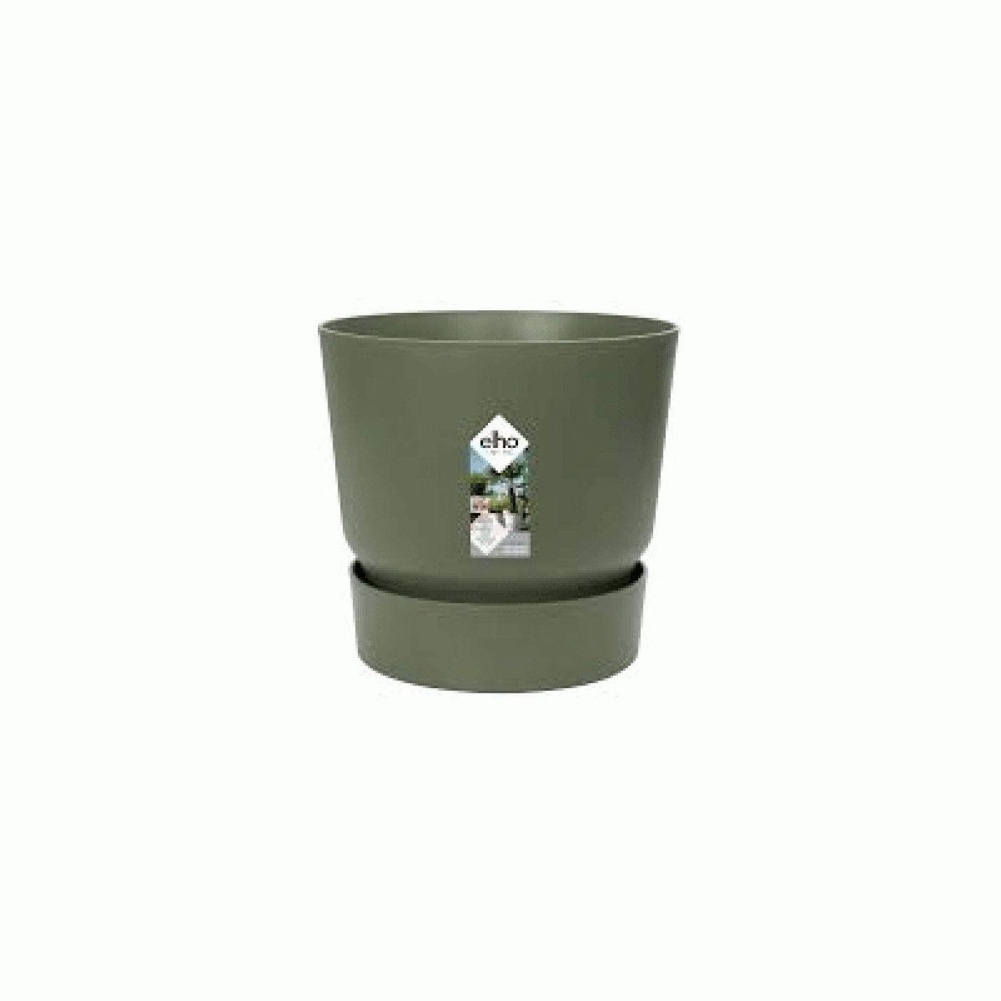 Elho Greenville bloempot rond 14cm bladgroen