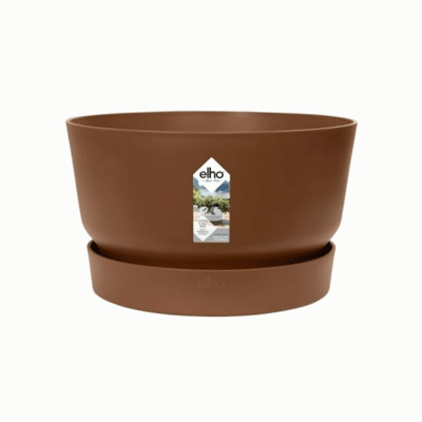 Elho Greenville Schaal 33 cm Gemberbruin