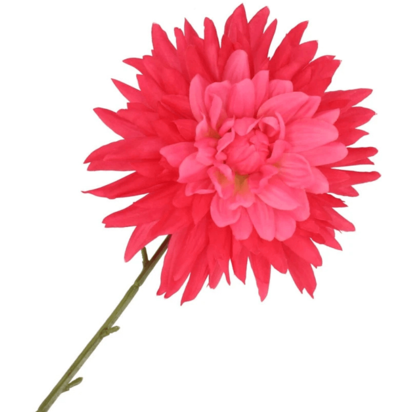 Kunstbloem Dahlia in rood/roze; Afbeelding: 2
