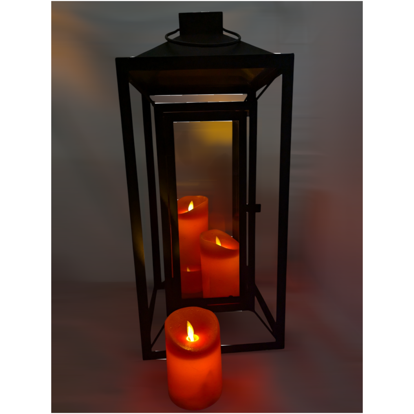 Movinflame LED kaarsen rood - 3 stuks - met afstandsbediening 