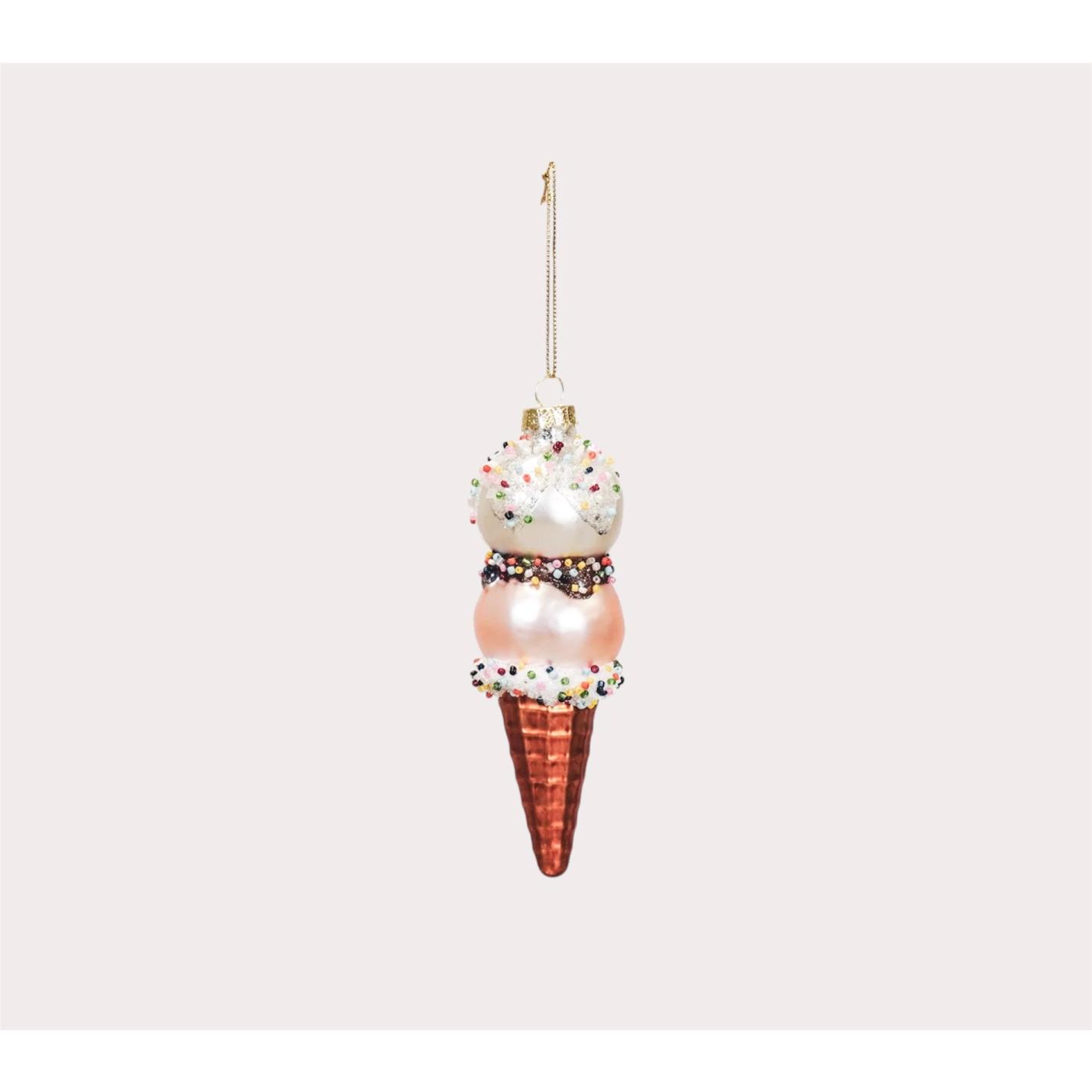 Housevitamin Kerstornament ijsje roze