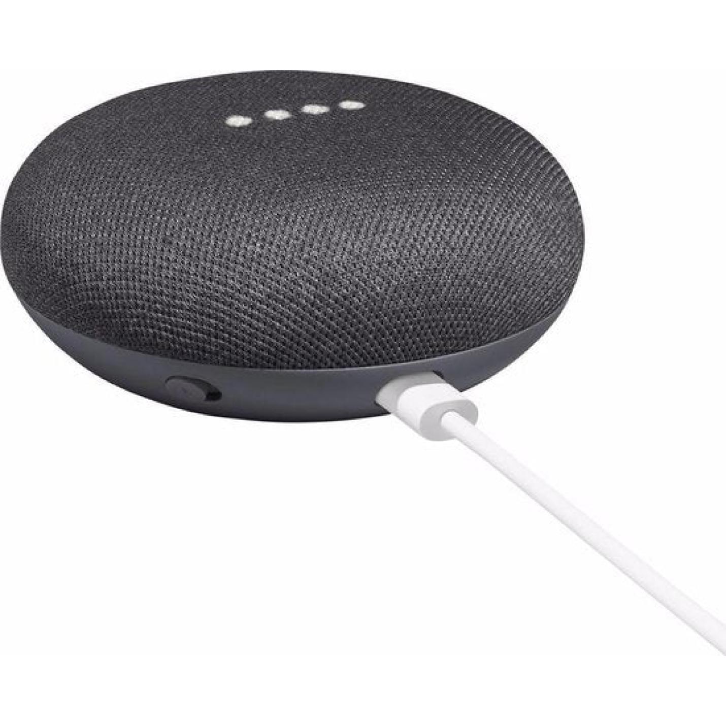 Google Nest Mini 2e generatie - Smart Speaker / Zwart; Afbeelding: 2