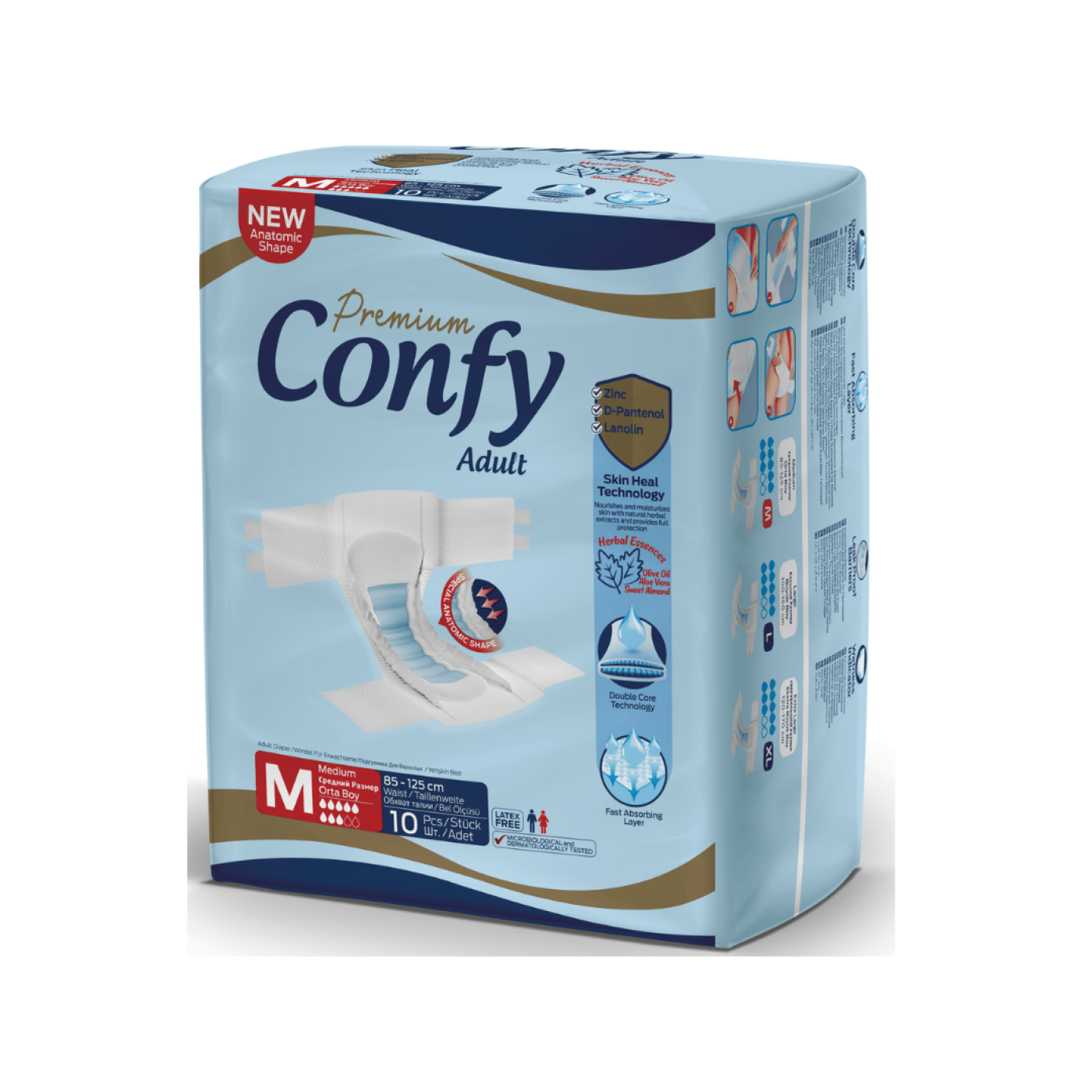Confy Adult Slip Medium - 10 Slips - Eco Pack; Afbeelding: 2