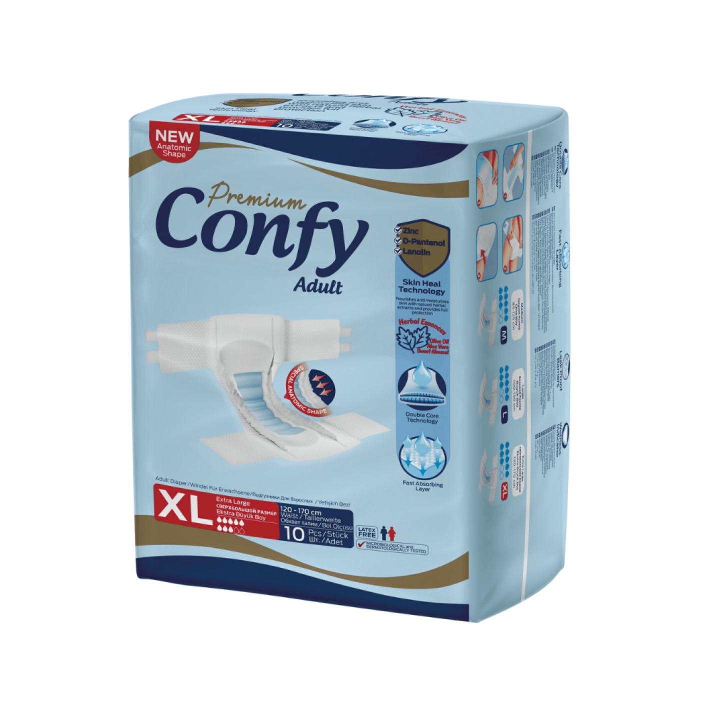 Confy Adult Slip XL - 10 Slips - Eco Pack; Afbeelding: 2
