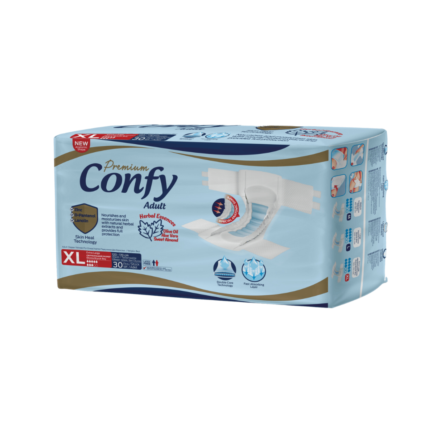 Confy Adult Slip XL - 30 Slips - Jumbo Pack; Afbeelding: 2