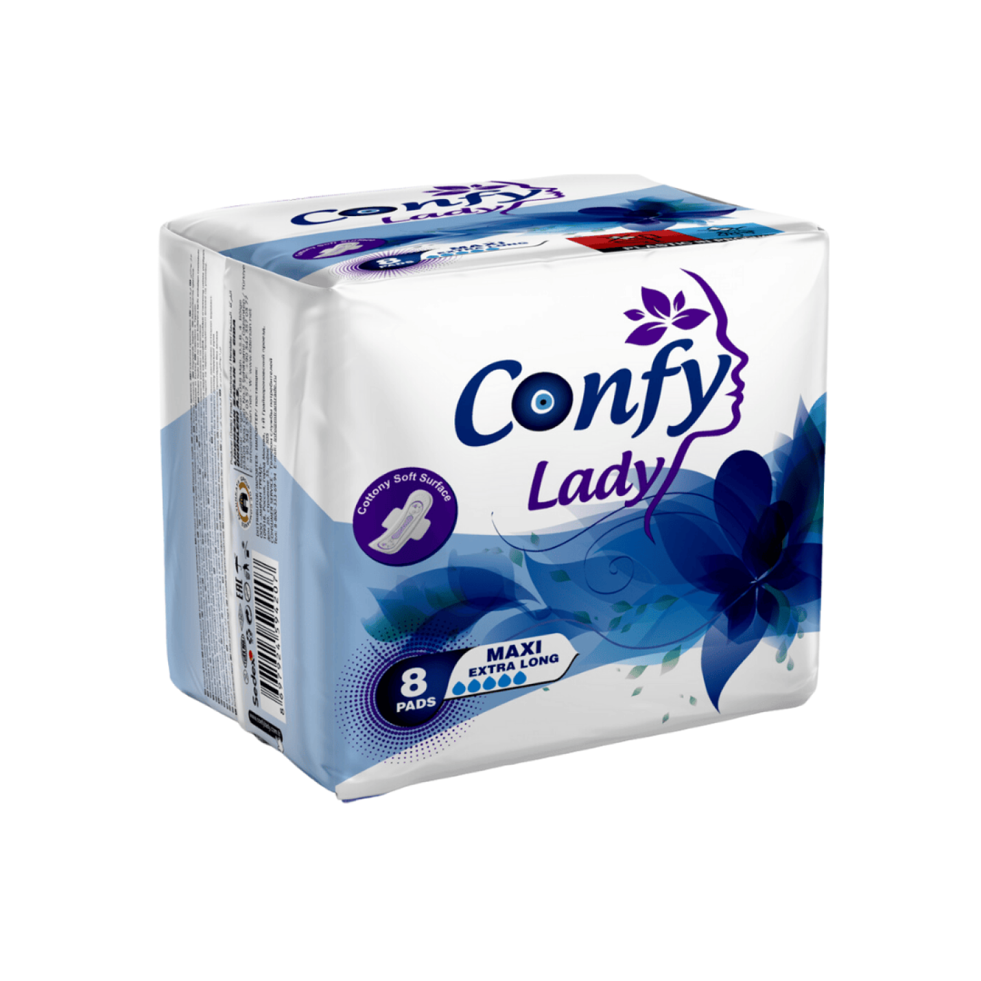 Lady Maxi Extra Long - 8 Stuks - Single Pack; Afbeelding: 2