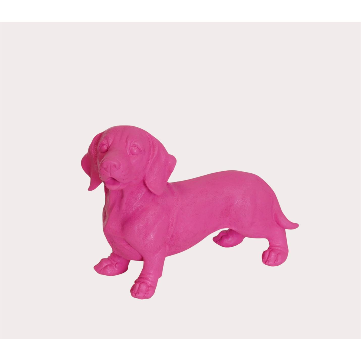 Housevitamin Teckel ornament Roze