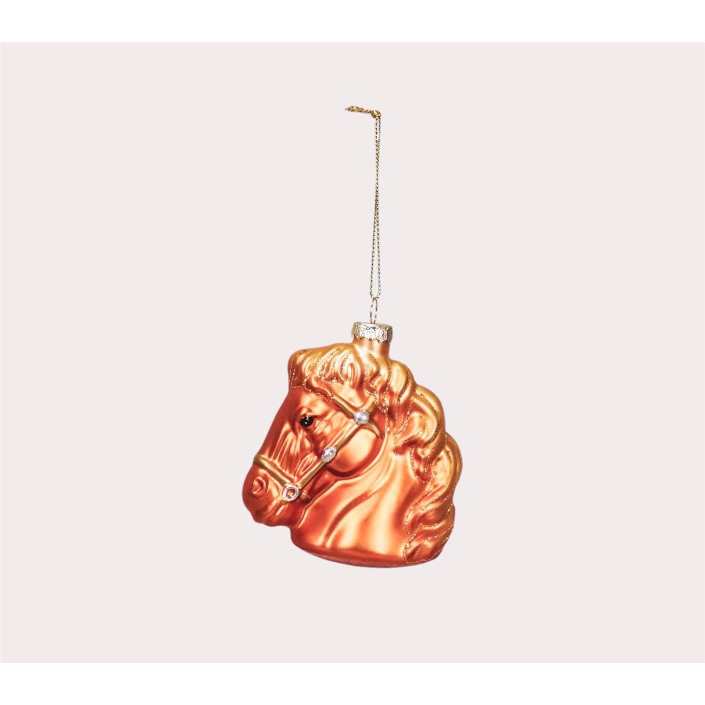 Housevitamin Kerstornament Paard bruin