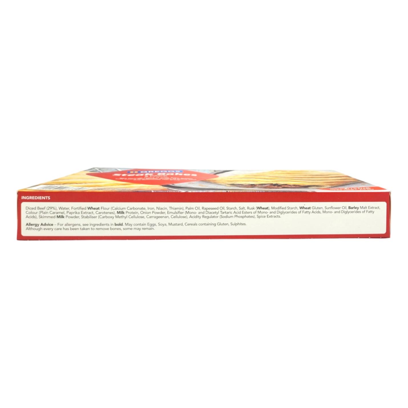 Greggs 2 Steak Bakes, 280g ingredients