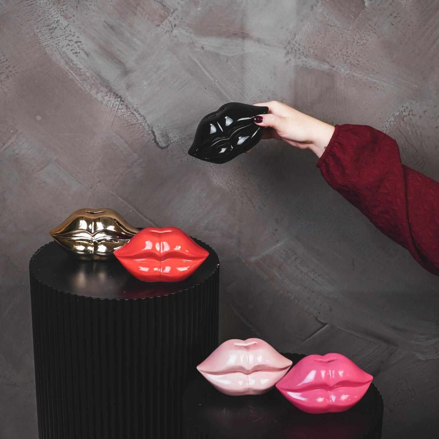 Housevitamin Spaarpot Lippen Rood; Afbeelding: 3