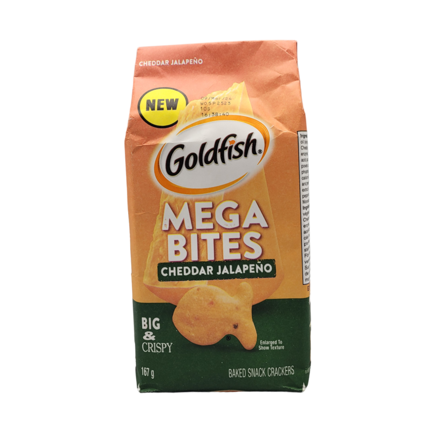 Pepperidge Farm Goldfish Mega Bites Cheddar Jalapeno
