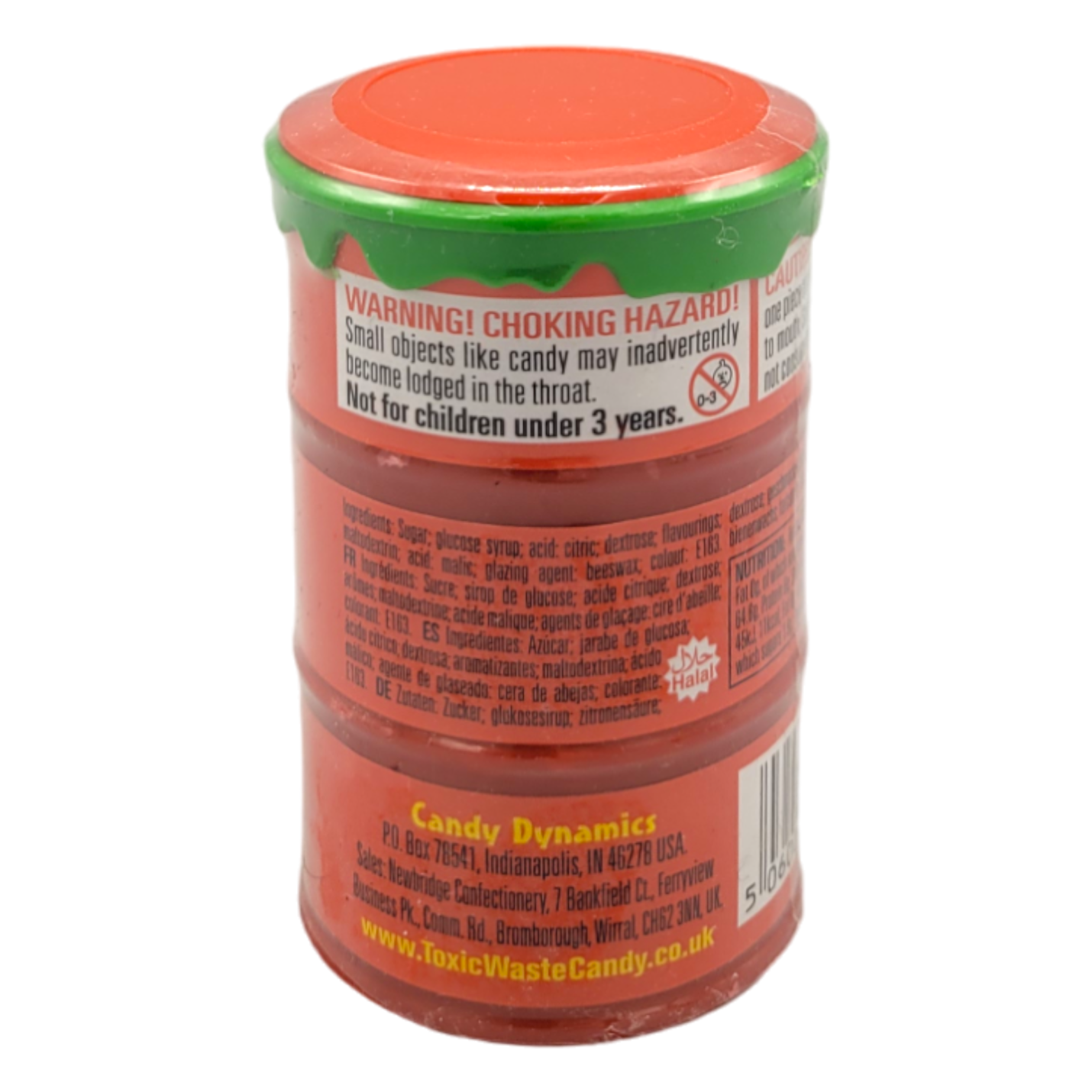 Toxic Waste, Red sour candy, 42g; Afbeelding: 2