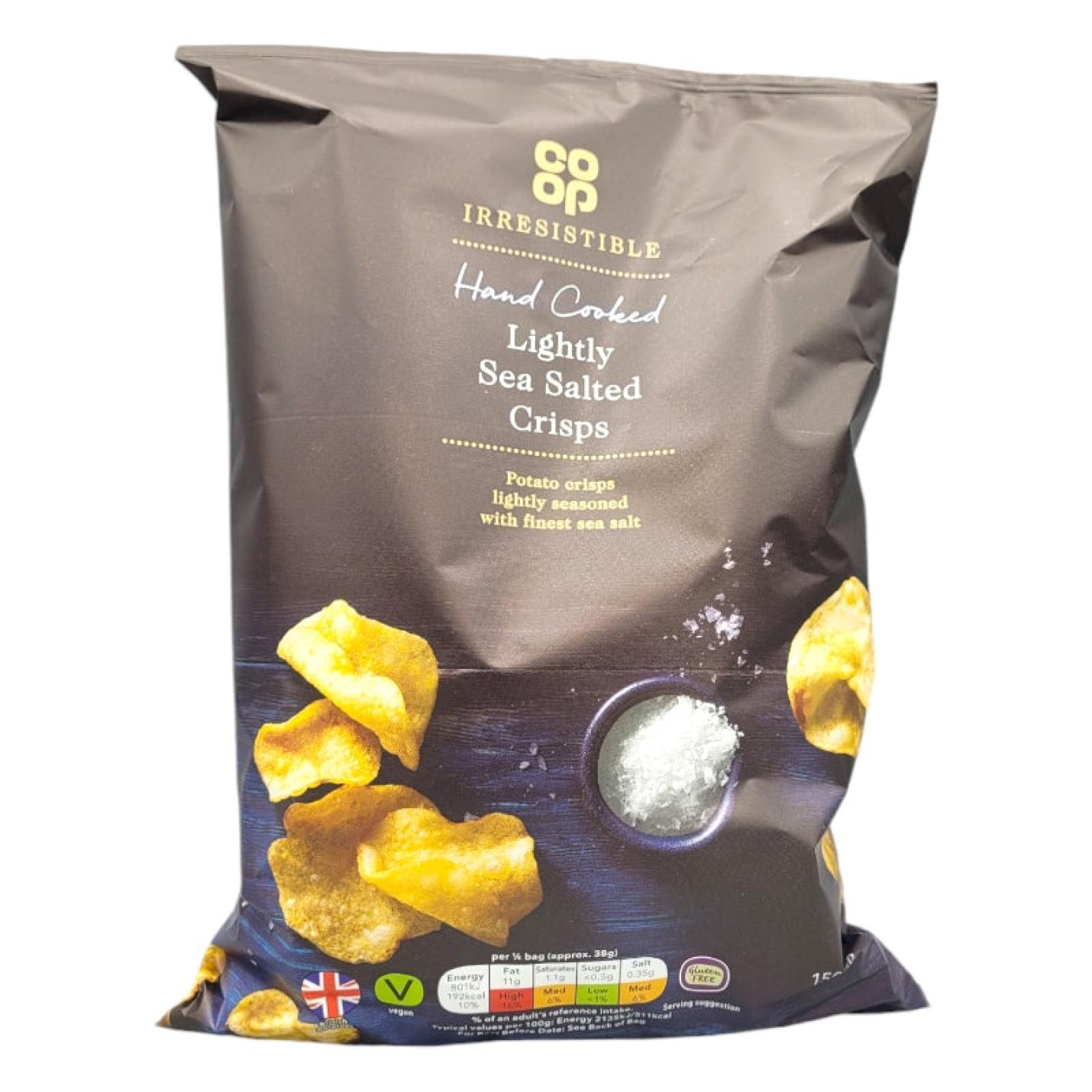 Co-Op Irresistible Lightly Salted Crisps, 150g; Afbeelding: 2