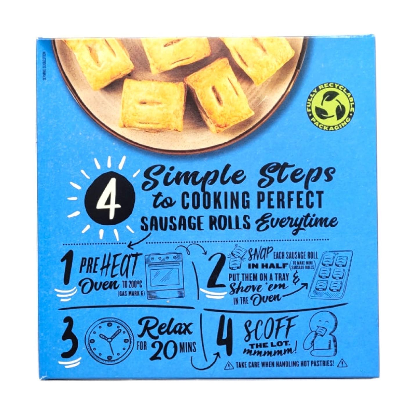 Golden Bakes 12 Mini Sausage Rolls; Afbeelding: 2