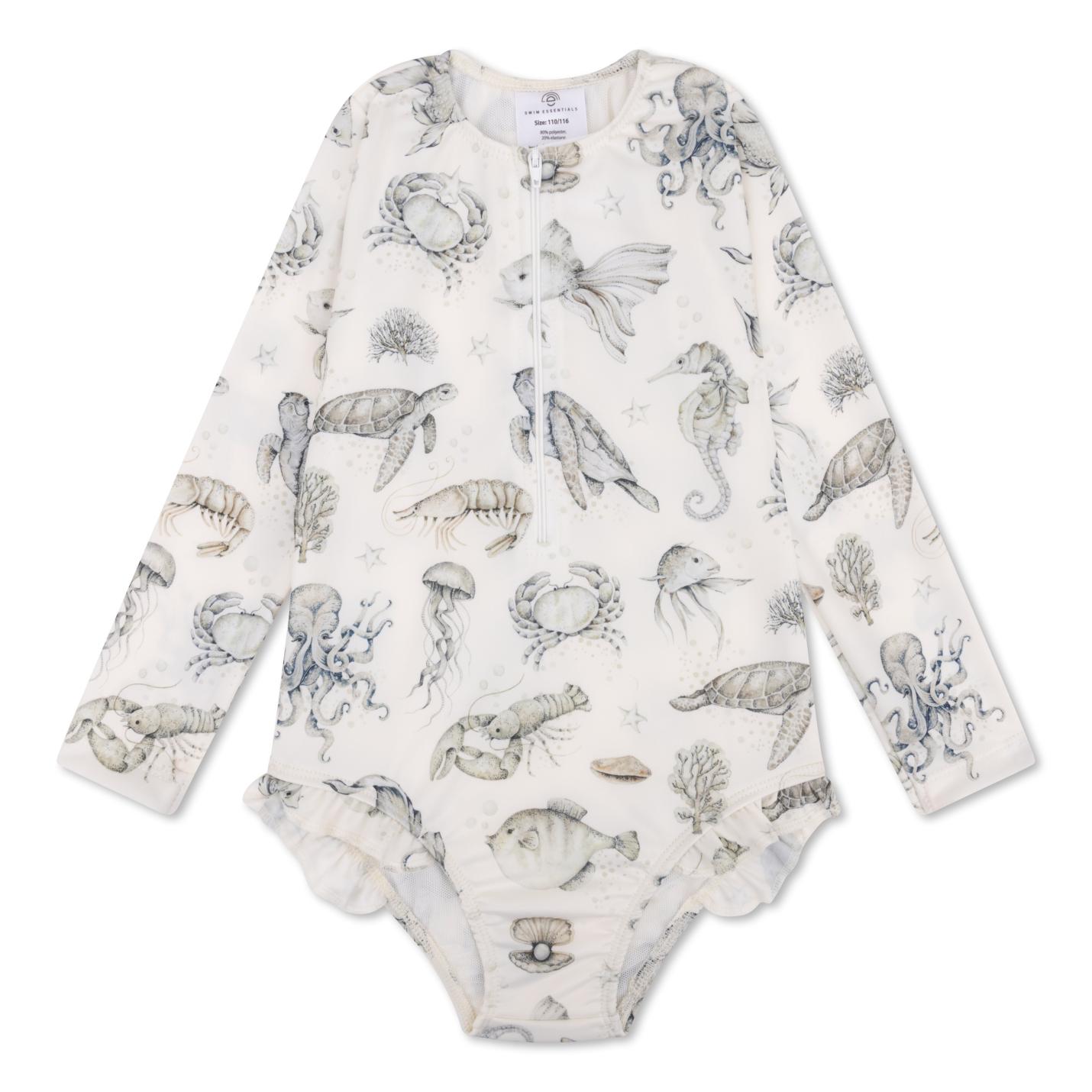 Swim Essentials UV Badpak met lange mouwen Sea life - 62/68