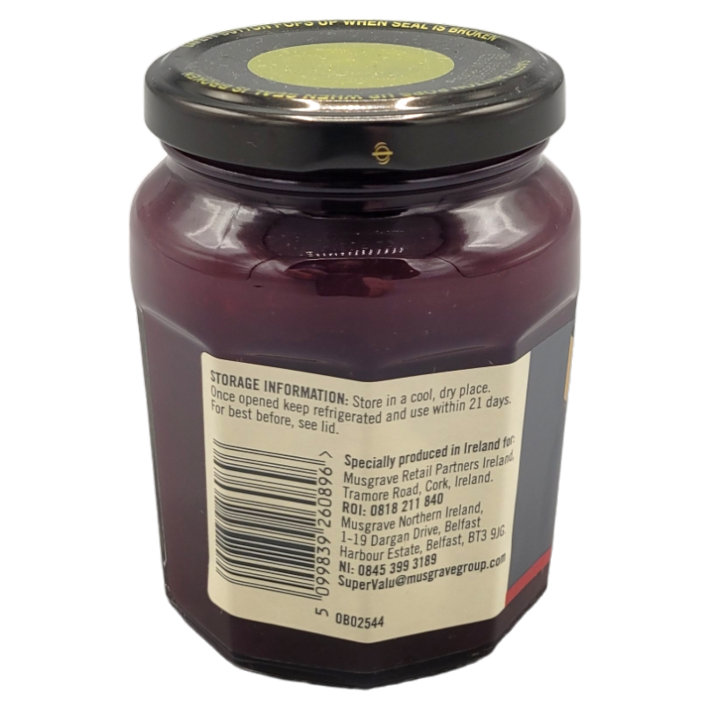 Supervalu Signature Cranberry Sauce, 240g ingredients