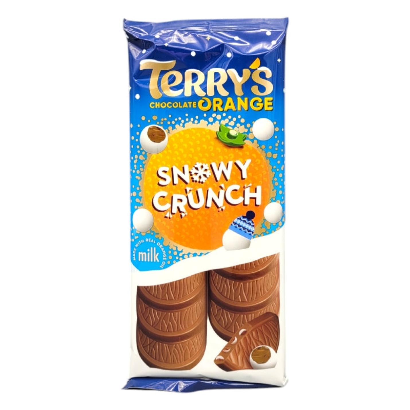 Terry's Chocolate Orange Snowy Crunch Tab 90g