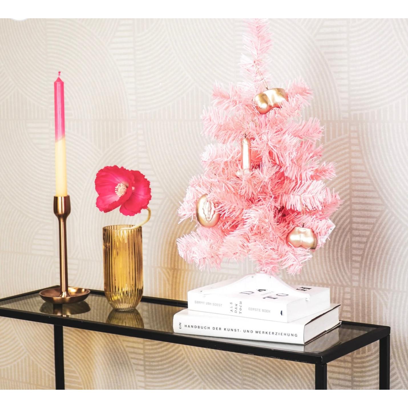 Housevitamin Mini Kerstboom met led Roze; Afbeelding: 2
