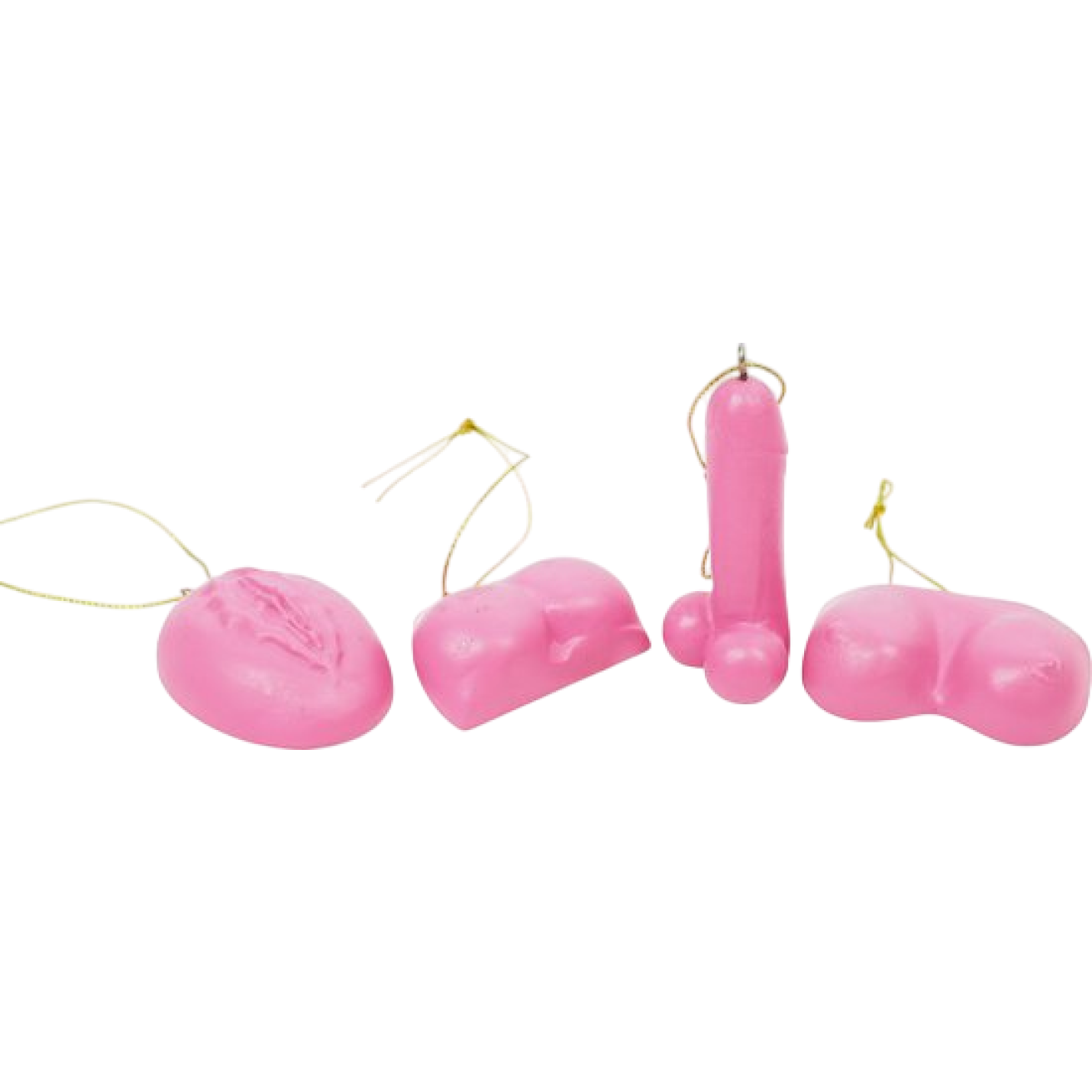 Housevitamin Kerstornament Body hangers Roze