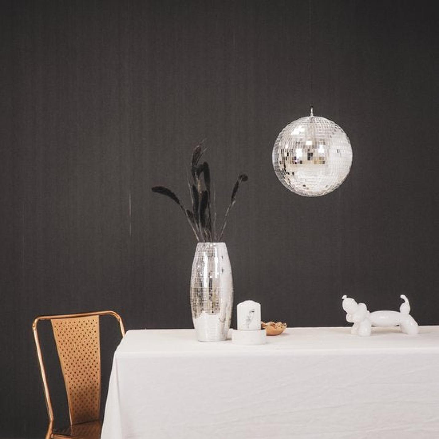 Housevitamin Bloemen Vaas  Disco Zilver Medium; Afbeelding: 2