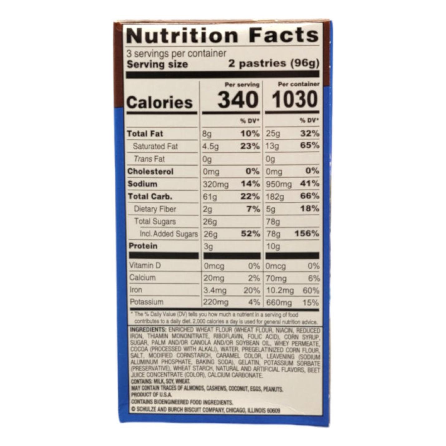 Toast'em Pop-ups Frosted Chocolate Fudge, 288g; Afbeelding: 2