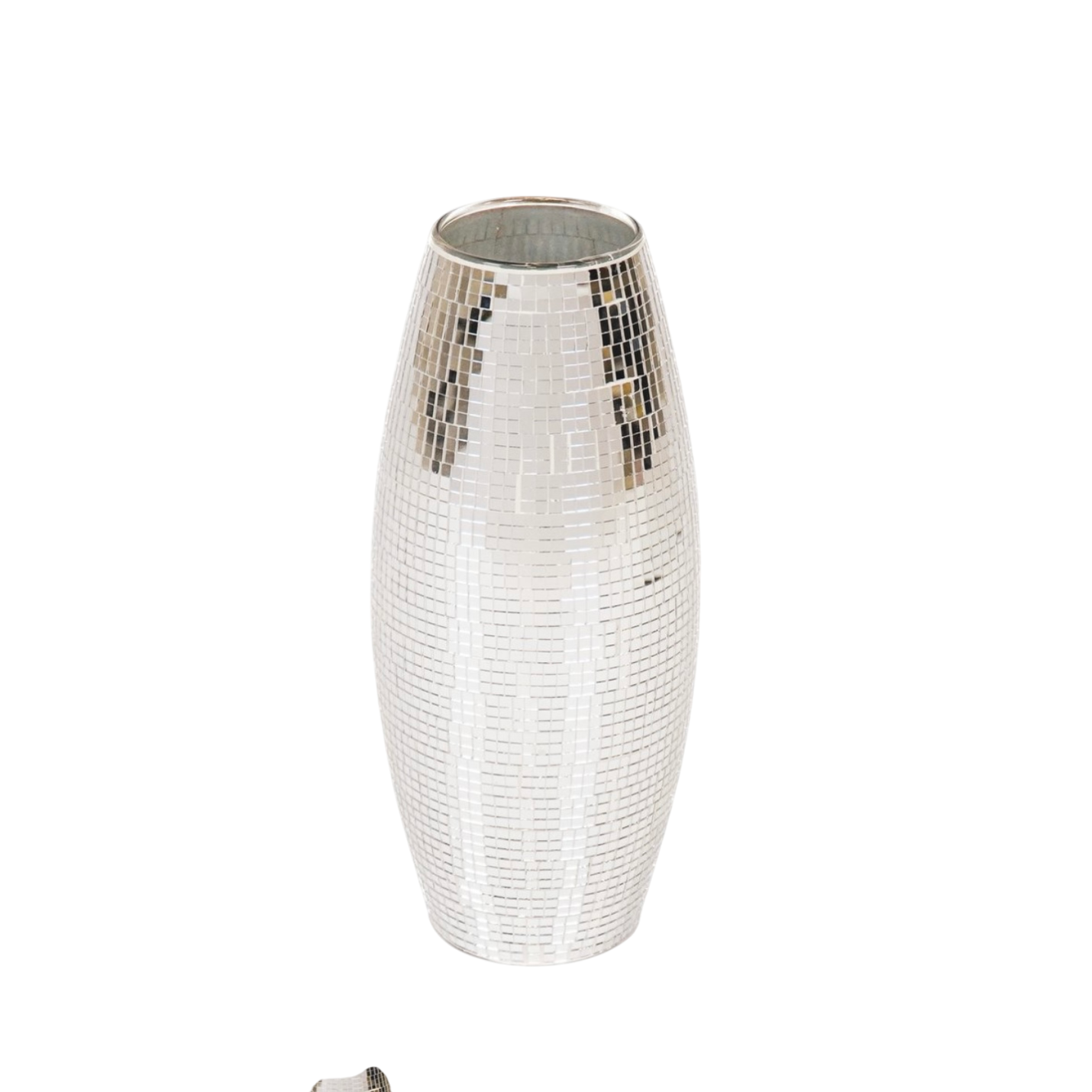 Housevitamin Bloemen Vaas  Disco Zilver Medium