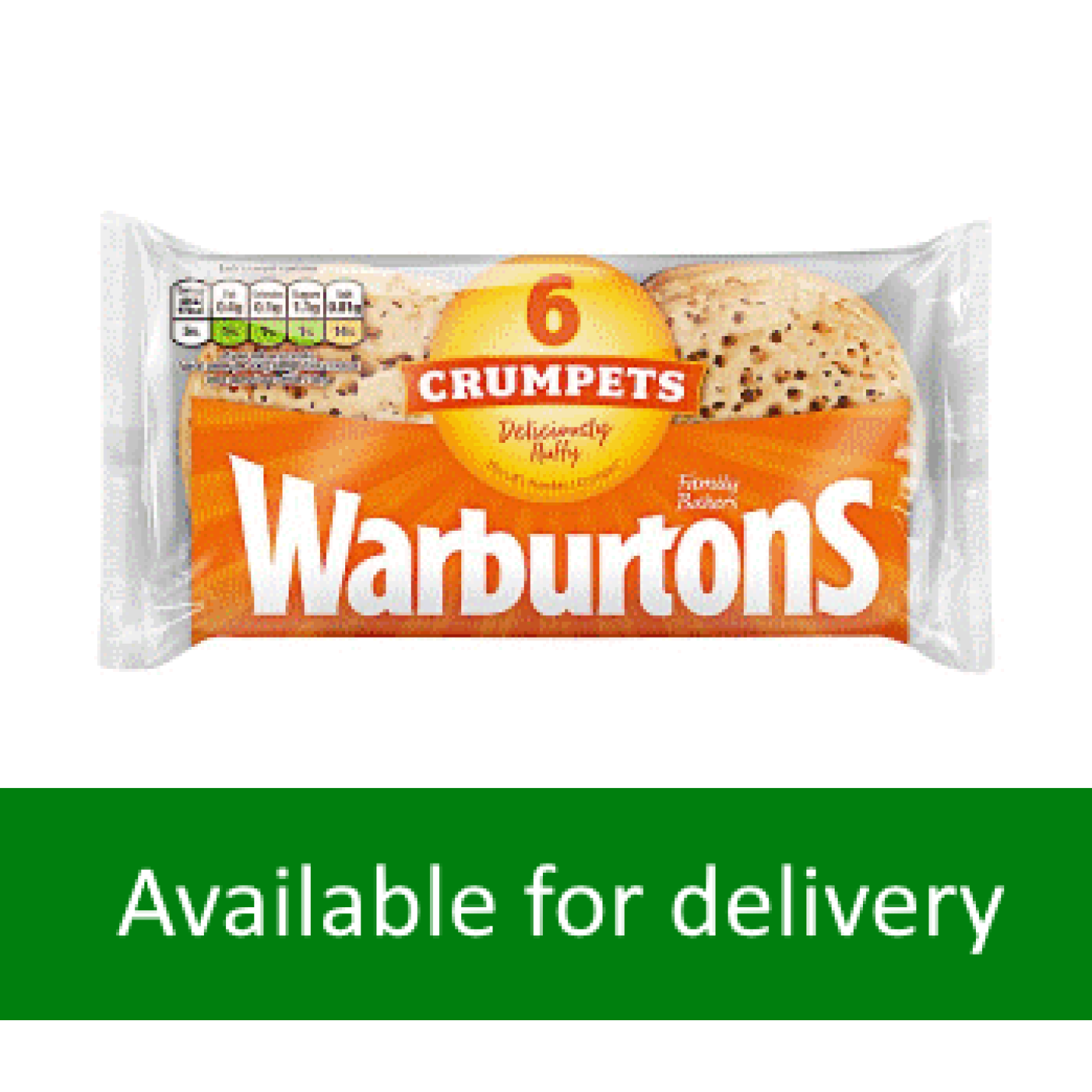 Warburtons crumpets