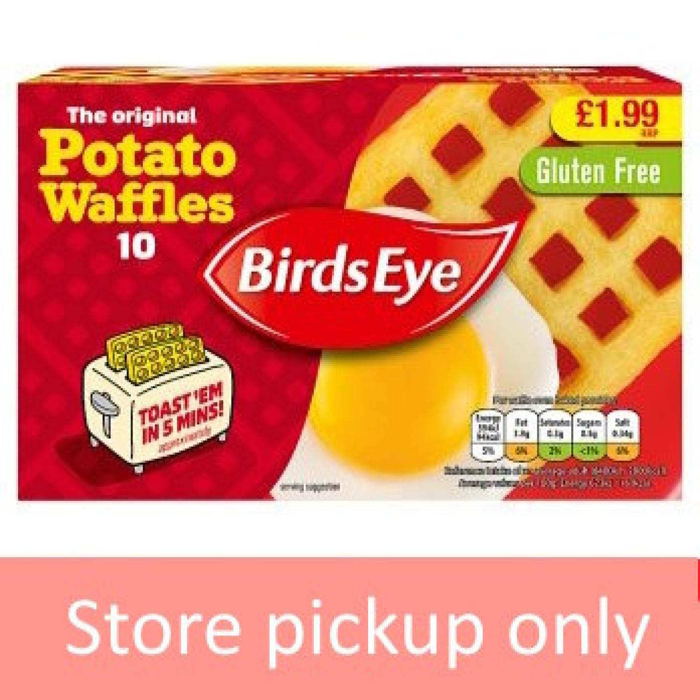 Birds Eye 10 Potato Waffles 567g