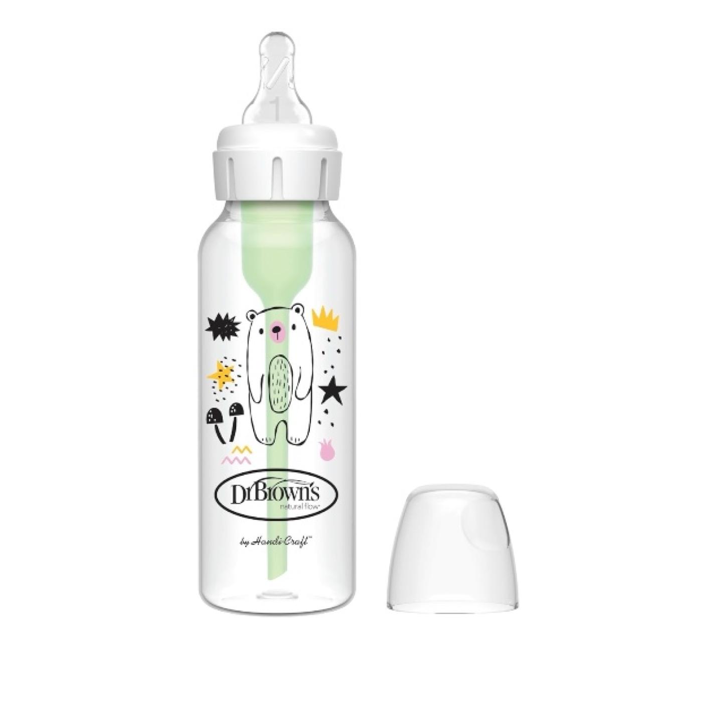 Dr.Brown's-standaard-fles-250ml-option-antikoliek-Beer