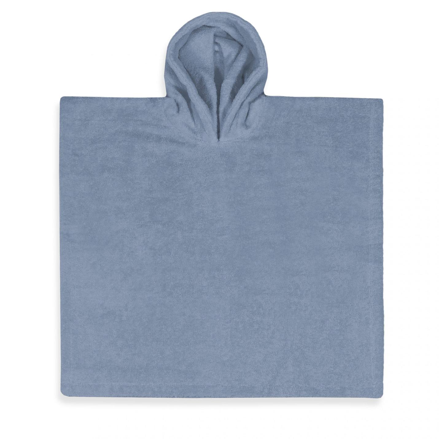 Funnies-Poncho-GreyBleu-S-0-12 mnd