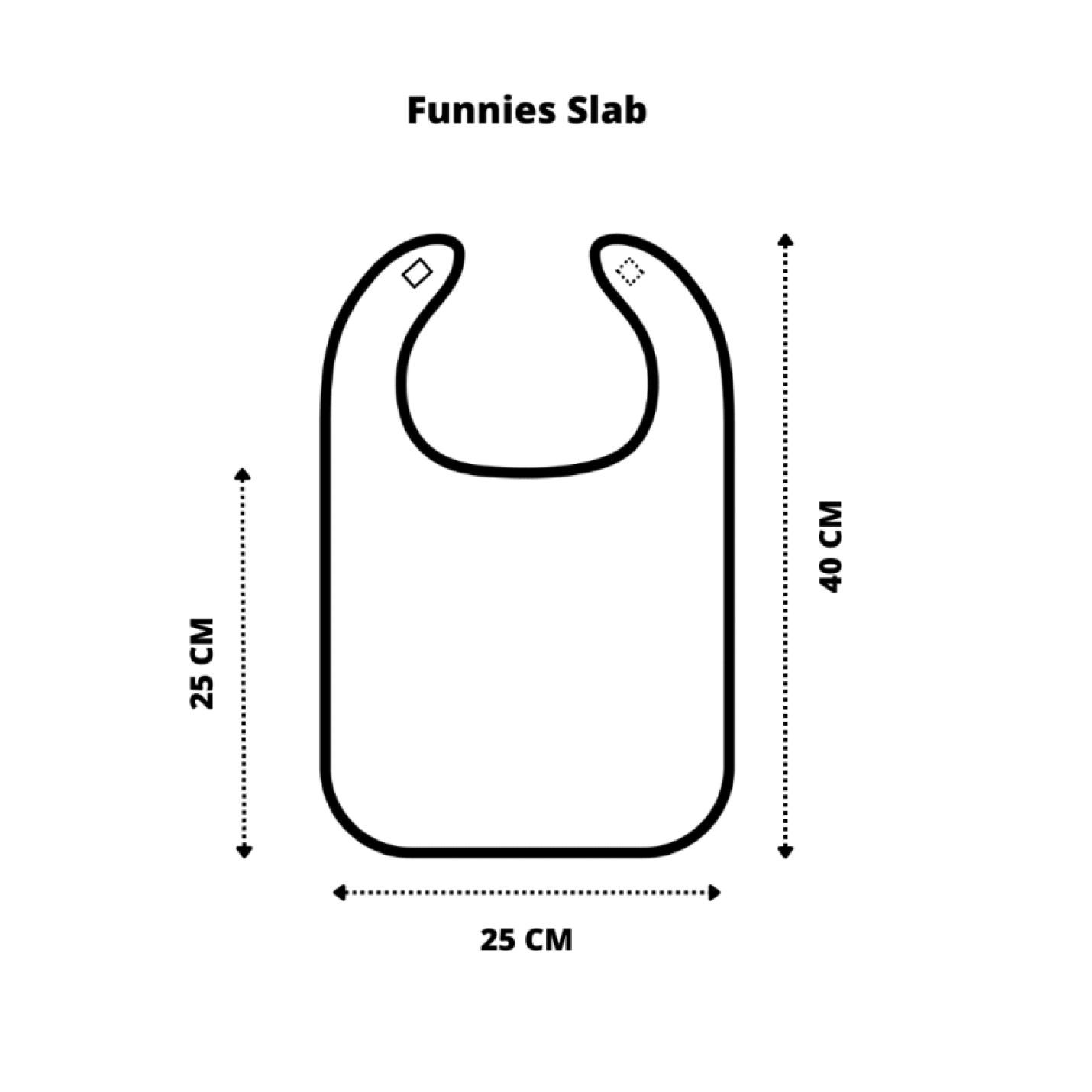 Salbber Funnies afmetingen