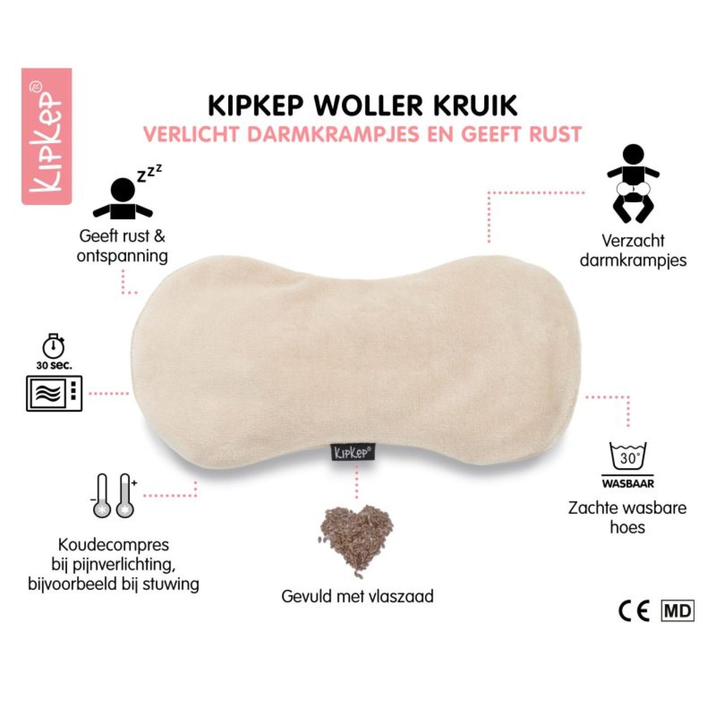Woller Warmtekussentje Beige KipKep; Afbeelding: 3
