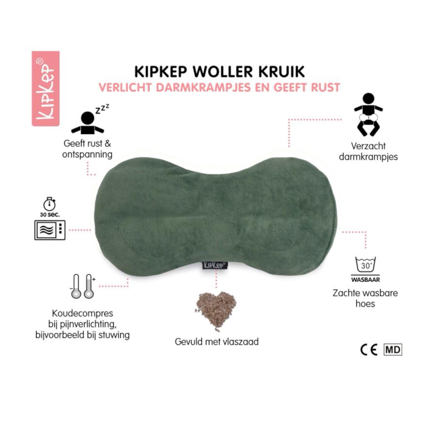 KipKep-woller- Calming Green-met uitleg