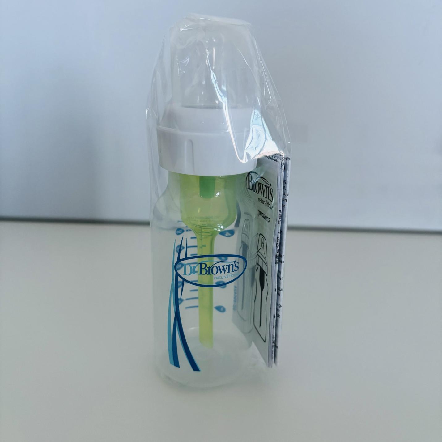 Dr. Brown’s smalle Halsfles 120ml zonder omverpakking; Afbeelding: 2