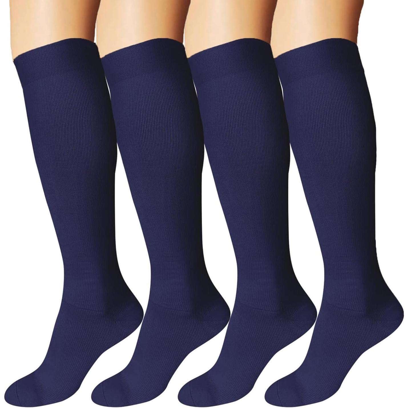 Boost je prestaties en herstel met deze ultieme compressiekousen! - XXL - wit 4 stuks. Compressiekousen hardlopen, compressiekousen dames, compressiekousen heren; Afbeelding: 4