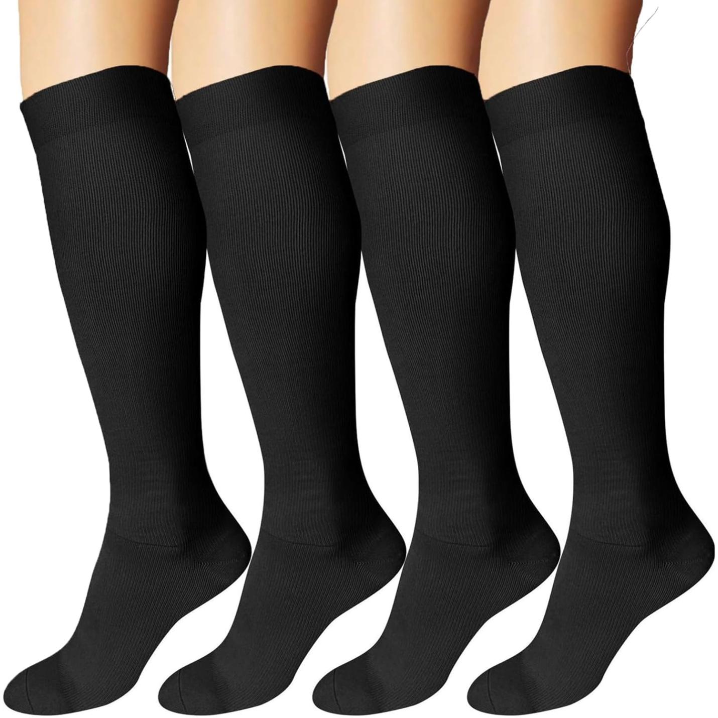 Boost je prestaties en herstel met deze ultieme compressiekousen! - XXL - wit 4 stuks. Compressiekousen hardlopen, compressiekousen dames, compressiekousen heren; Afbeelding: 12