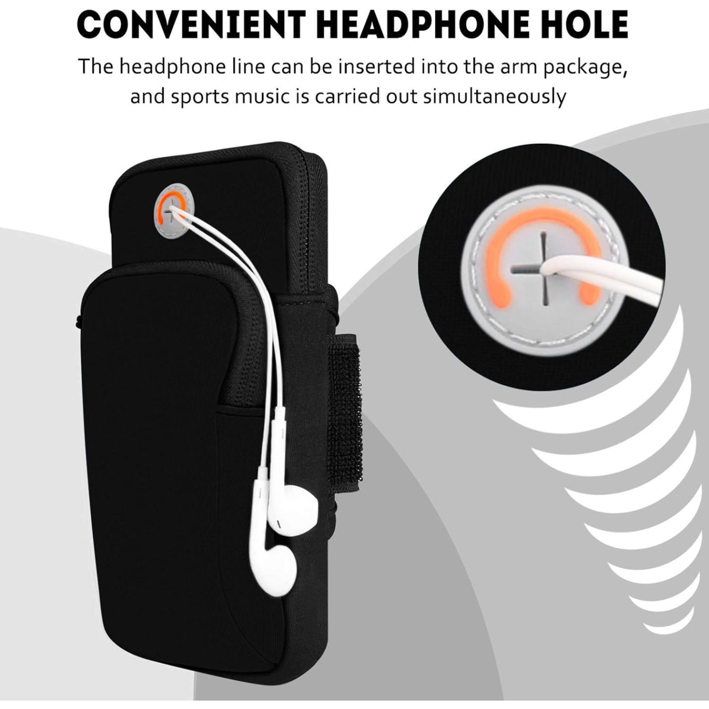 🎽 Hardlooparmband – Draag je telefoon veilig en comfortabel! Hardloopband telefoon, hardloopband arm; Afbeelding: 2
