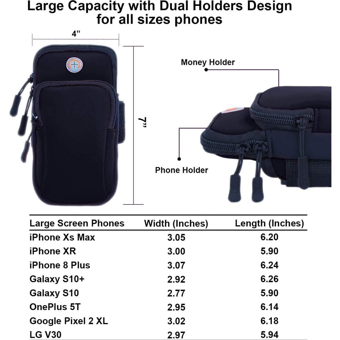 🎽 Hardlooparmband – Draag je telefoon veilig en comfortabel! Hardloopband telefoon, hardloopband arm; Afbeelding: 5